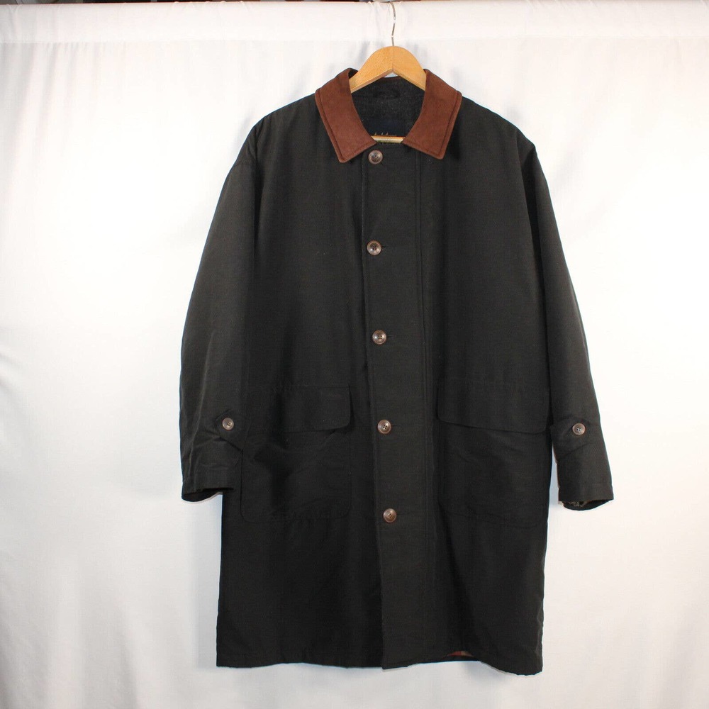 Newport Harbor Men's Black Thinsulate 48R Trenchcoat